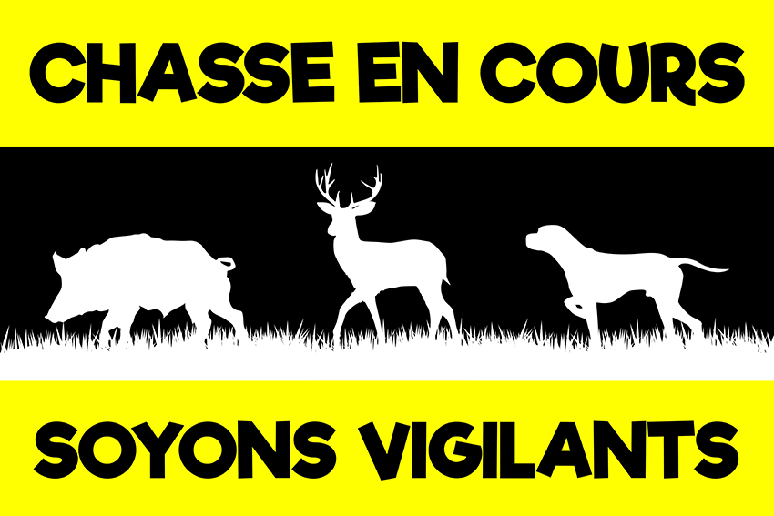 Plaque aimantée Chasse en cours – Silhouettes gibier – Image 7