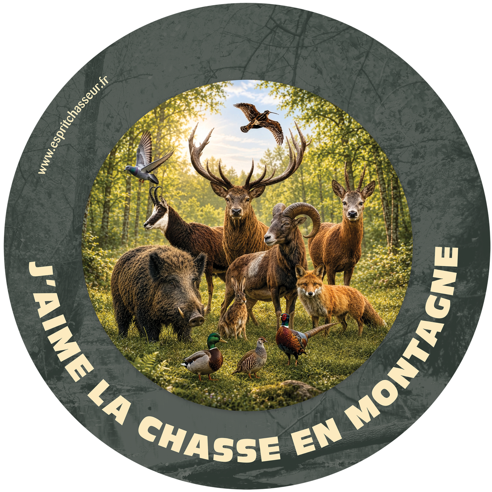 J'aime la chasse en montagne