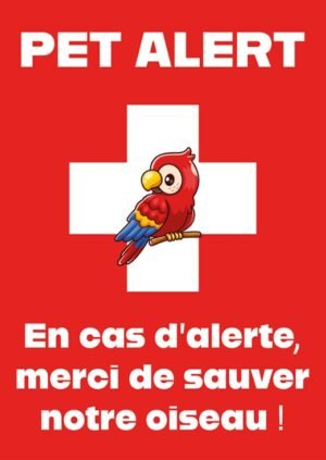 pet alert oiseau