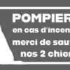 pompiers chiens